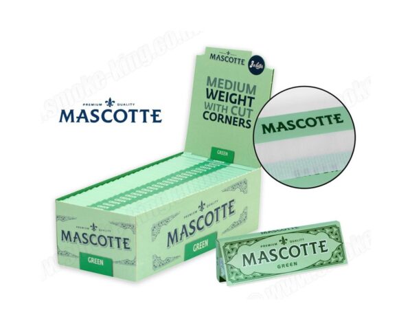 Mascotte | Box (50) Green Premium Rolling Papers