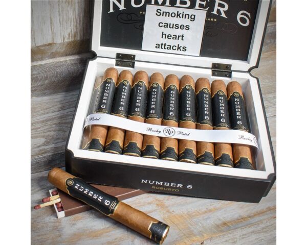 Rocky Patel Number 6 Robusto Cigars – Box of 20